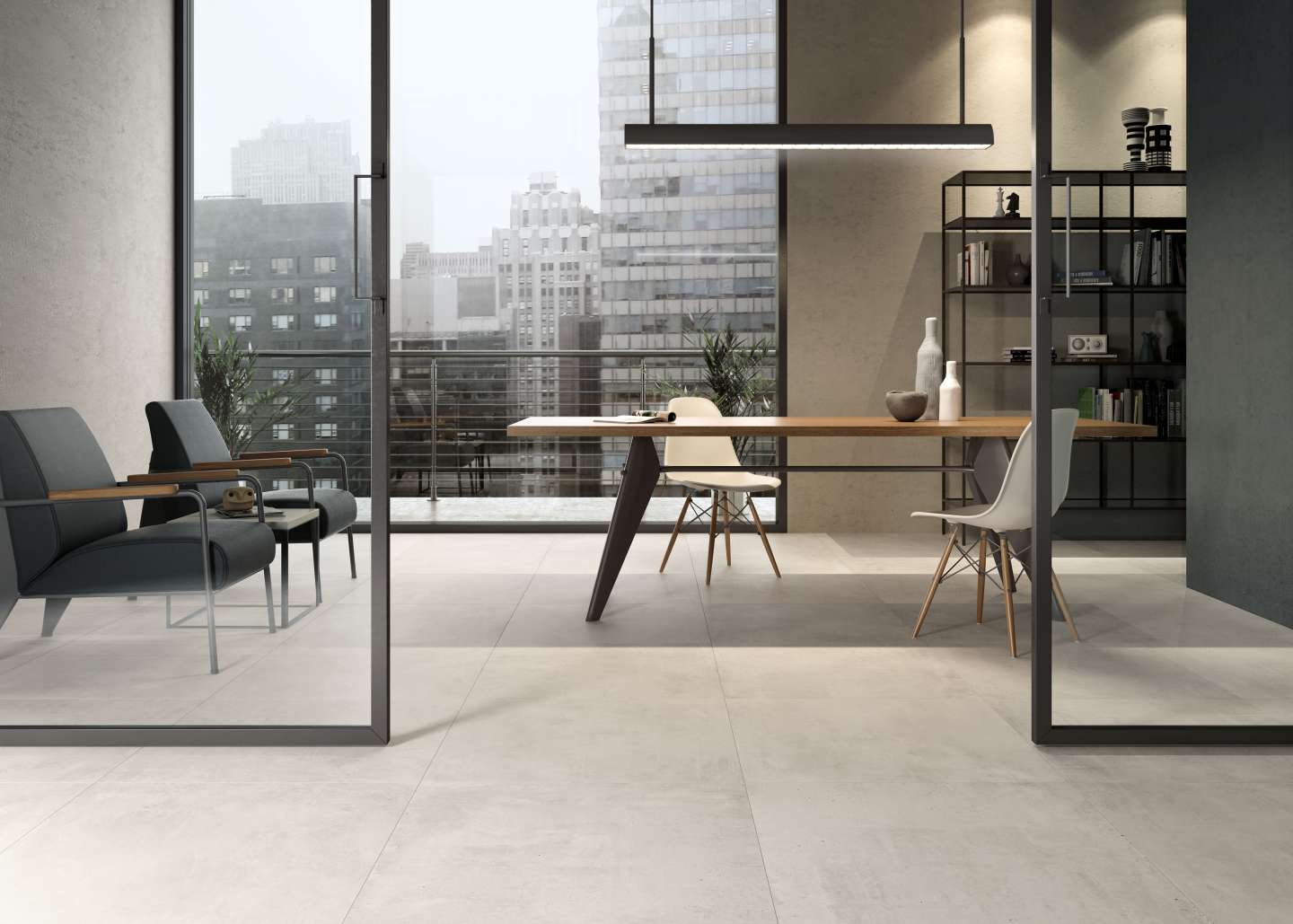 Porcelaingres Urban betonlook tegels