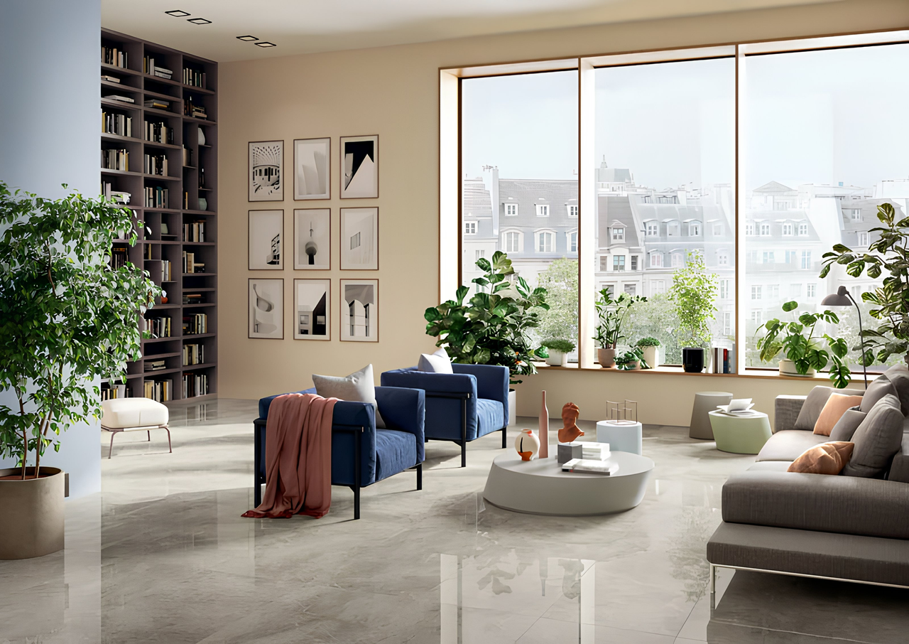 Vanhuus tegels in een interieur