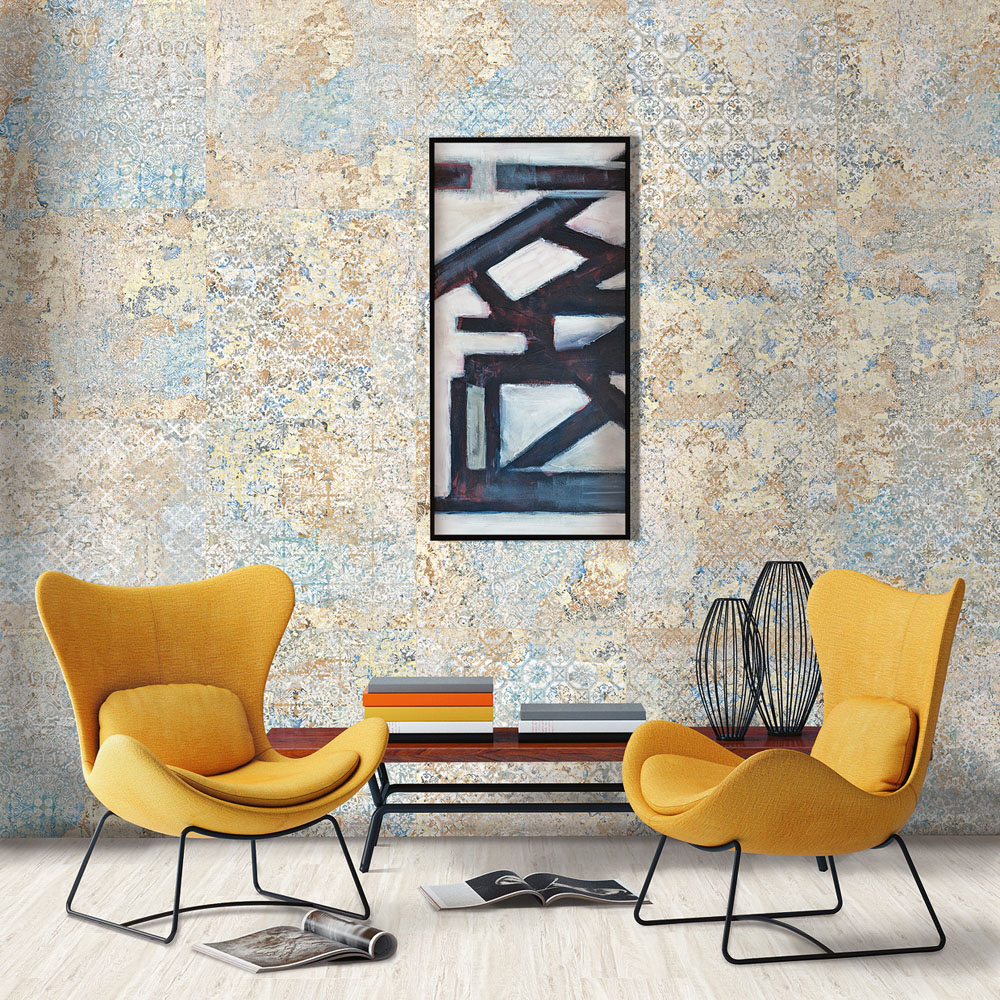 Vanhuus decor tegels
