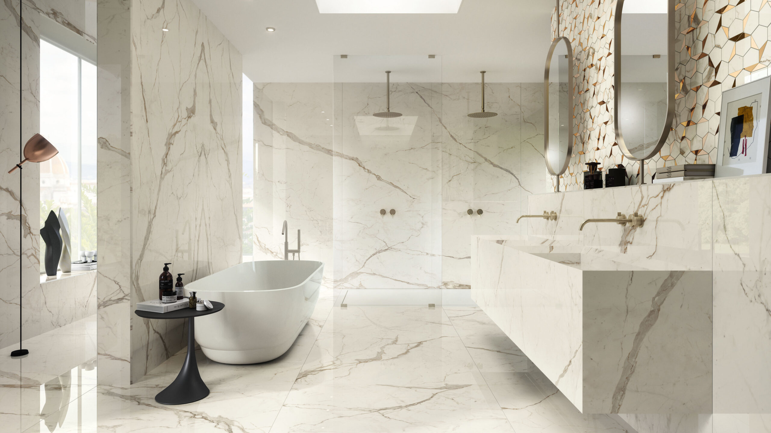 Marmerlook tegels van Atlas Concorde Marvel Calacatta Prestigio