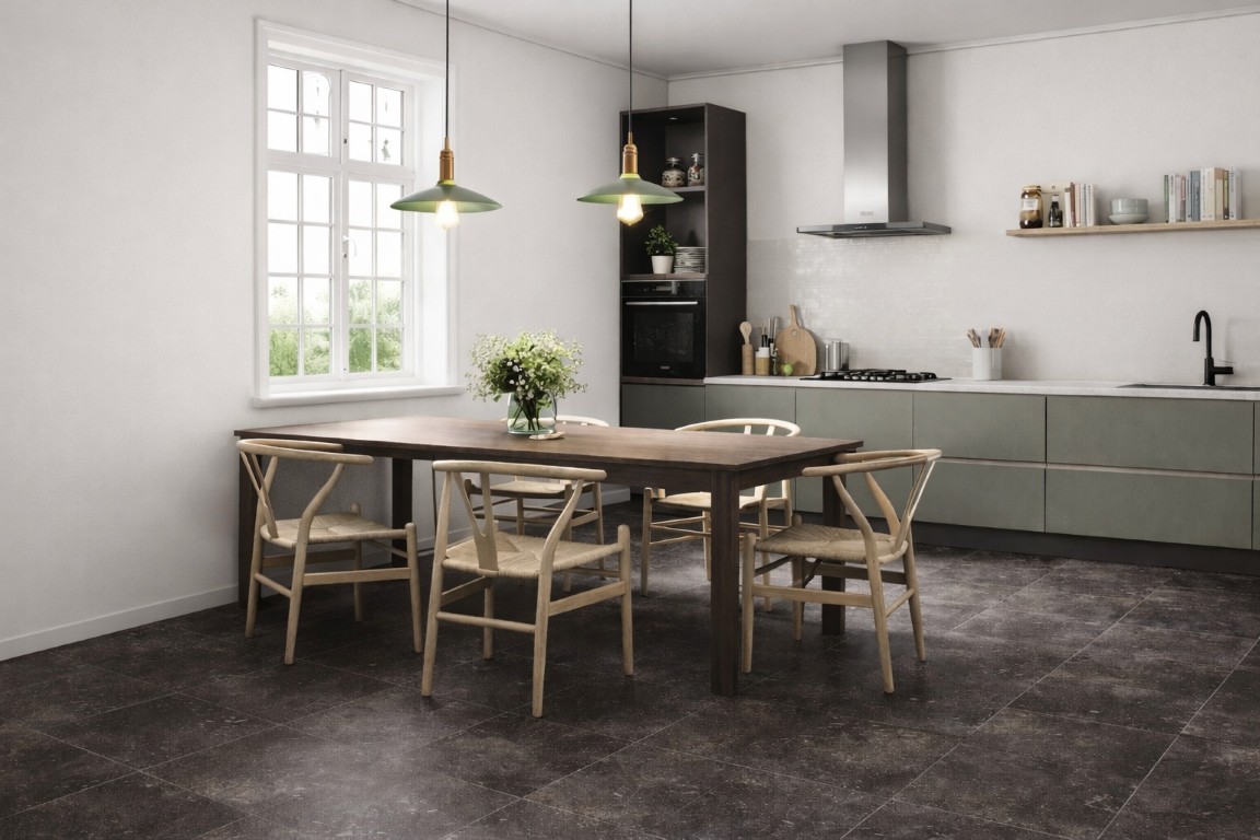 Keuken met Italmaxx tegels